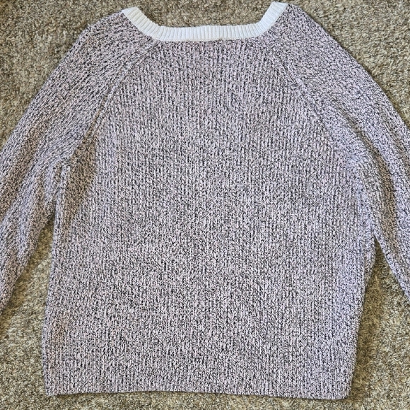 INC International Concepts Pink, Gray, White Crew Neck Sweater Size XL - Picture 6 of 6
